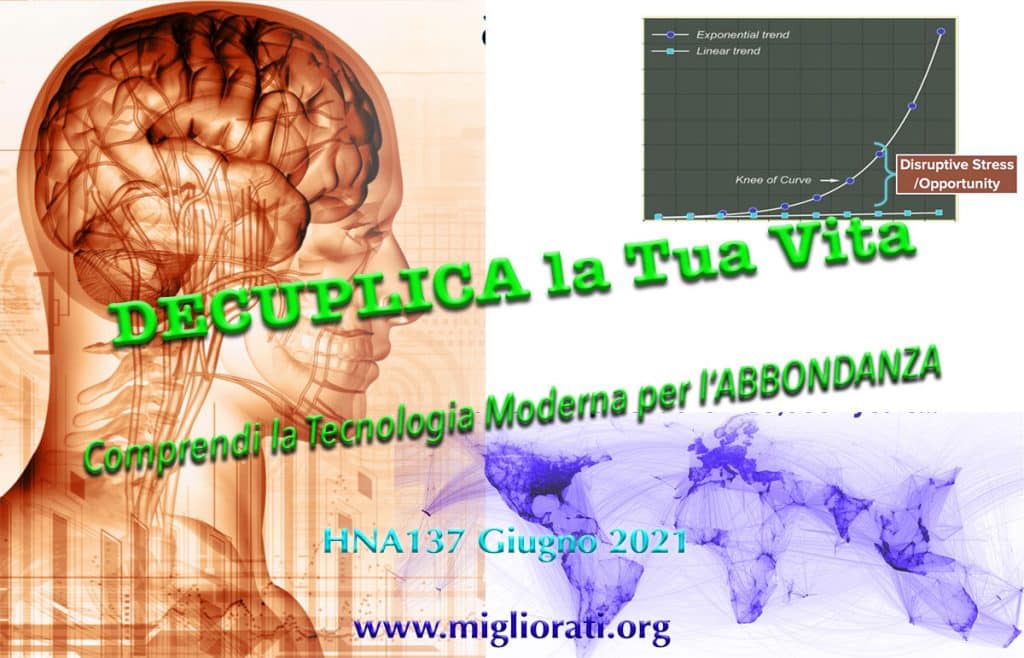 HNA137Giu2021 Mindset atteggiamento mentale esponenziale abbondanza crescita tecnologia Peter Diamandis